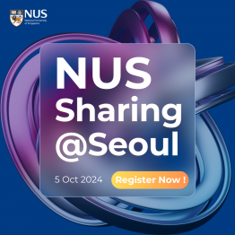 NUS Sharing @Seoul - NUS Master’s Degree (Coursework)